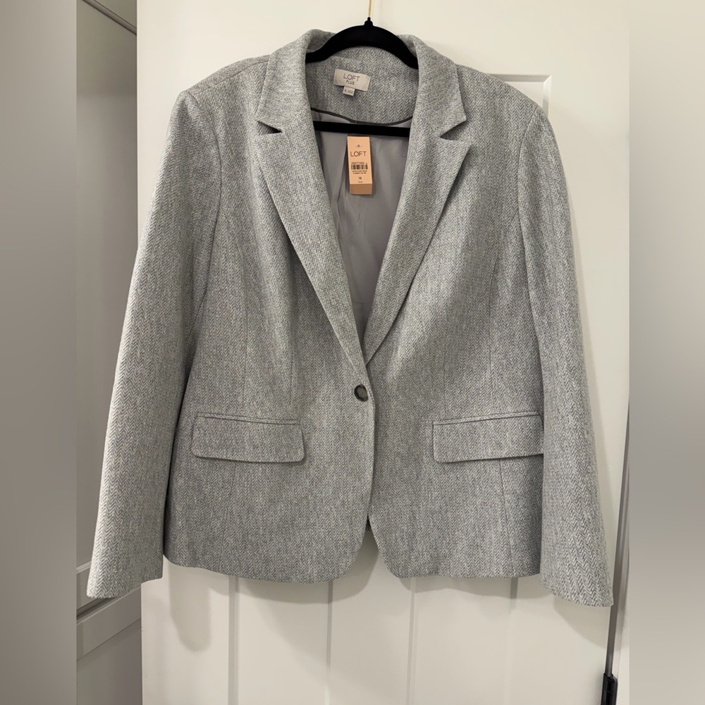 LOFT Light Gray Women's Blazer